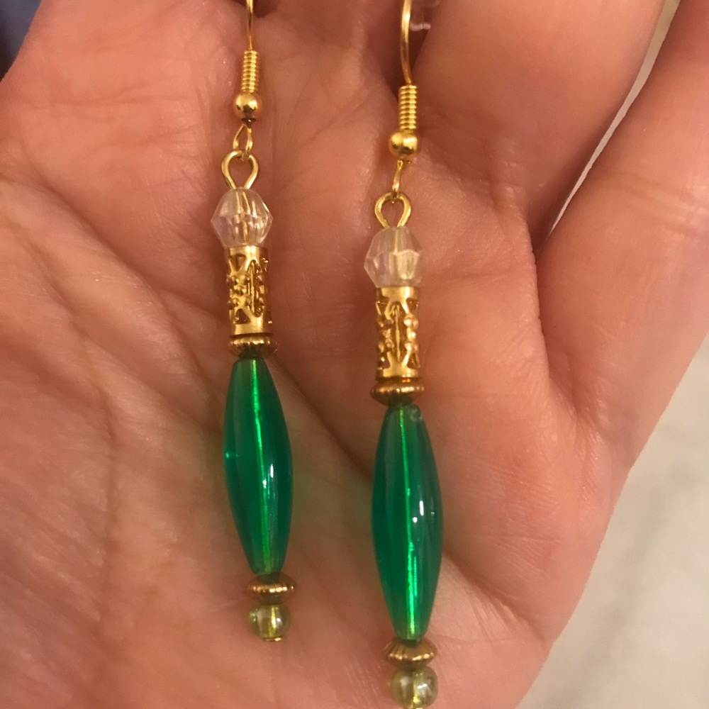 Green Ides Earrings